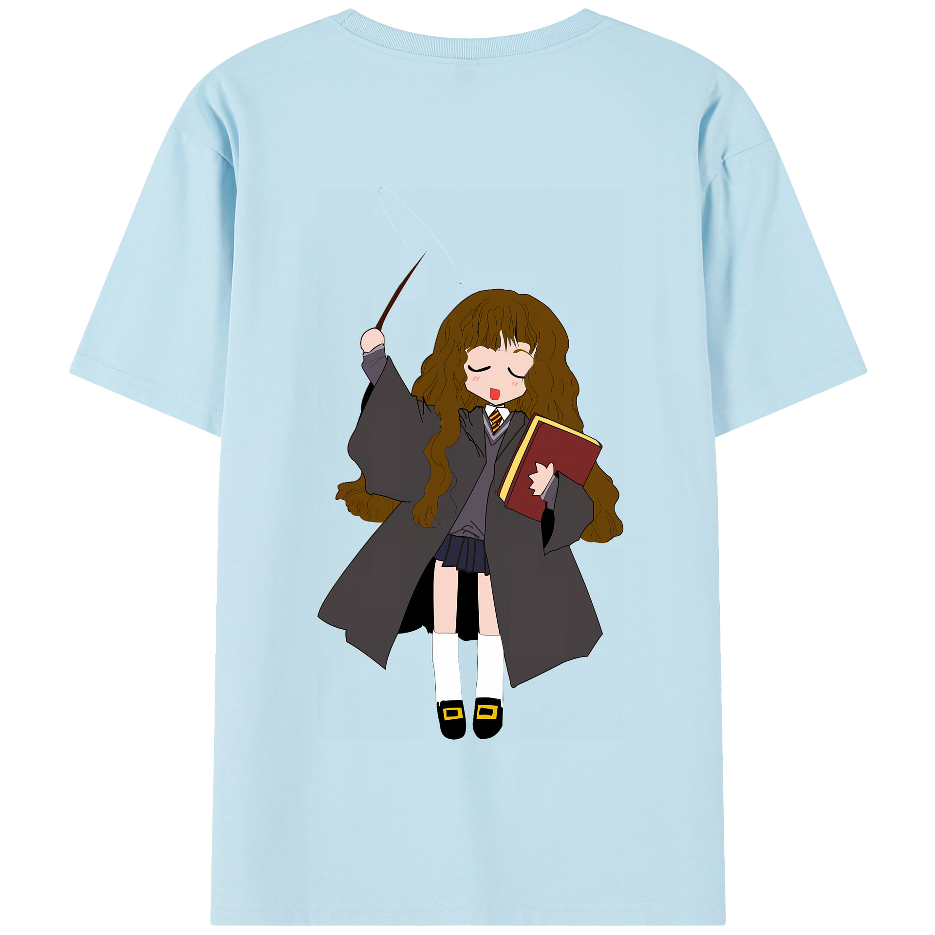（画像用） Harry Potter ハリー・ポッターシリーズ 綿100％半袖Tシャツ（背面プリント）